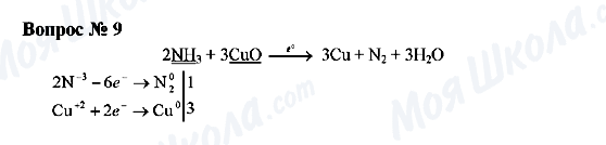 ГДЗ Химия 9 класс страница Вопрос 9