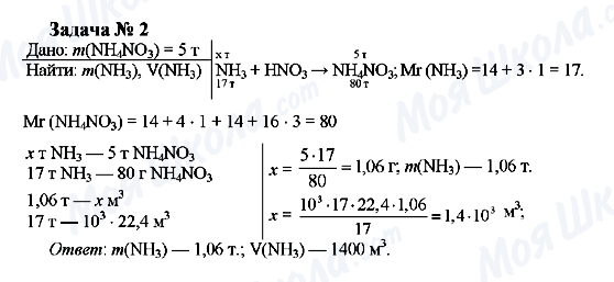 ГДЗ Химия 9 класс страница Задача 2