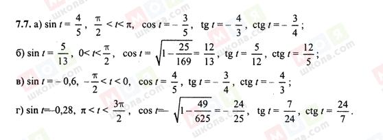 ГДЗ Алгебра 10 класс страница 7.7