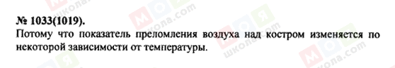 ГДЗ Фізика 11 клас сторінка 1033(1019)