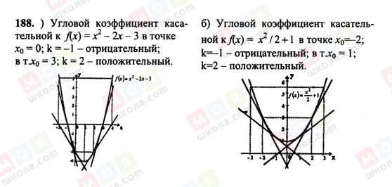 ГДЗ Алгебра 10 клас сторінка 188