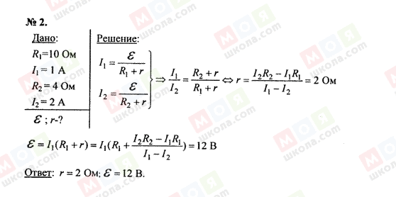 ГДЗ Физика 11 класс страница 2