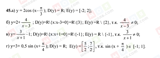 ГДЗ Алгебра 10 класс страница 45