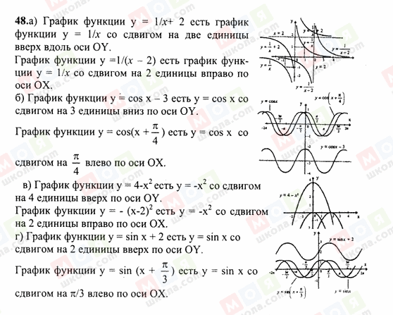 ГДЗ Алгебра 10 клас сторінка 48