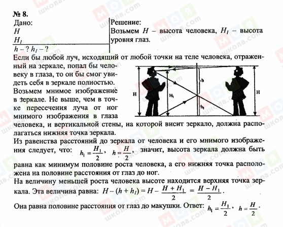 ГДЗ Фізика 11 клас сторінка 8