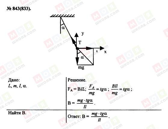 ГДЗ Физика 11 класс страница 843(833)