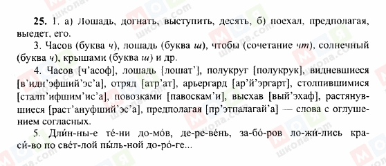 ГДЗ Російська мова 10 клас сторінка 25