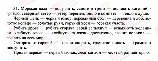 ГДЗ Російська мова 10 клас сторінка 31