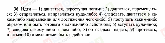 ГДЗ Російська мова 10 клас сторінка 36