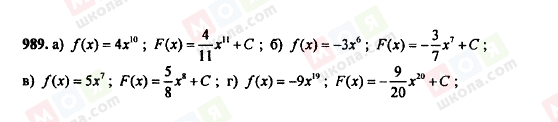 ГДЗ Алгебра 11 класс страница 989