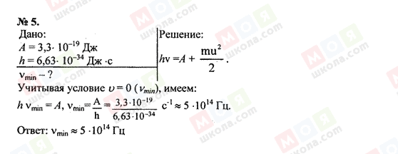 ГДЗ Физика 11 класс страница 5