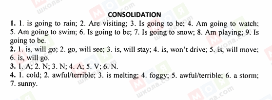 ГДЗ Английский язык 6 класс страница Consolidation