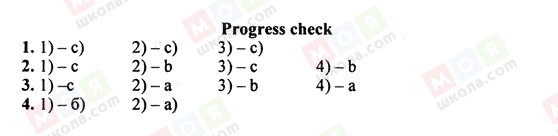 ГДЗ Англійська мова 5 клас сторінка Progress check