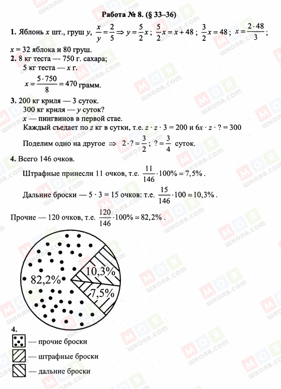 ГДЗ Математика 6 клас сторінка Работа 8