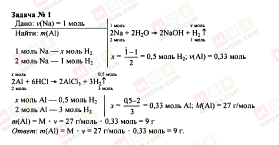 ГДЗ Химия 9 класс страница Задача 1