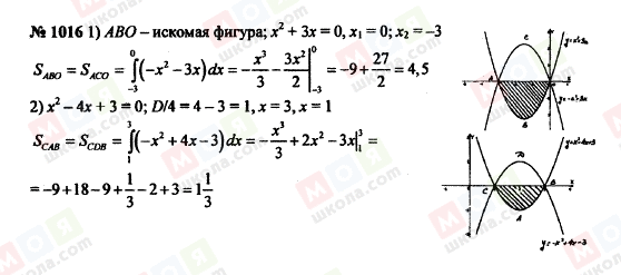 ГДЗ Алгебра 10 клас сторінка 1016