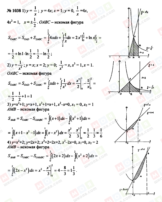 ГДЗ Алгебра 10 клас сторінка 1038