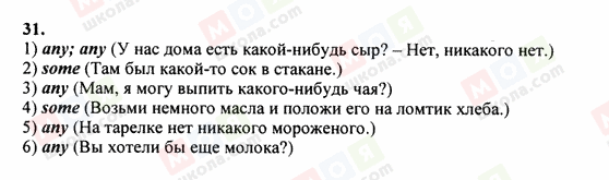 ГДЗ Англійська мова 6 клас сторінка 31