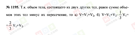 ГДЗ Геометрія 7 клас сторінка 1195