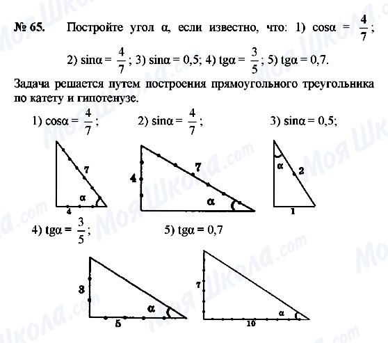 ГДЗ Геометрія 8 клас сторінка 65