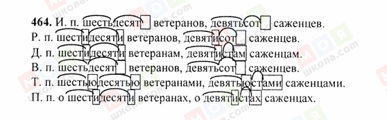 ГДЗ Русский язык 6 класс страница 464