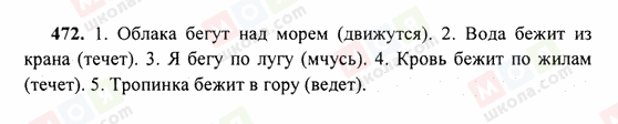ГДЗ Російська мова 6 клас сторінка 472