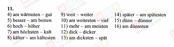 ГДЗ Німецька мова 6 клас сторінка 11
