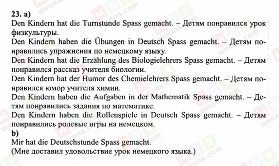 ГДЗ Німецька мова 6 клас сторінка 23