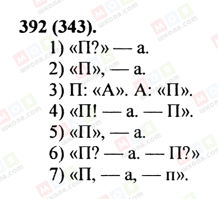 ГДЗ Русский язык 8 класс страница 392(343)