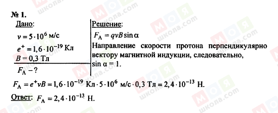 ГДЗ Физика 11 класс страница 1