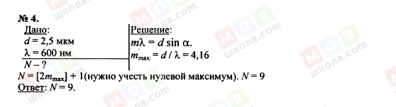 ГДЗ Физика 11 класс страница 4