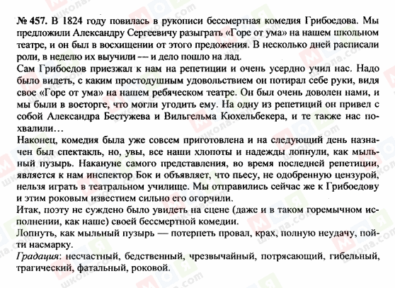 ГДЗ Російська мова 10 клас сторінка 457