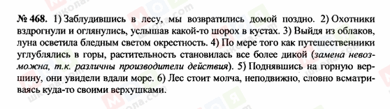 ГДЗ Російська мова 10 клас сторінка 468