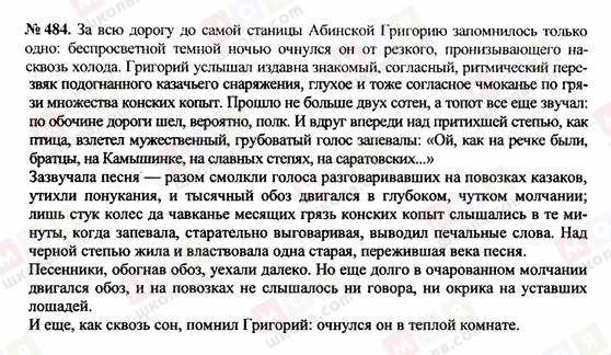ГДЗ Російська мова 10 клас сторінка 484