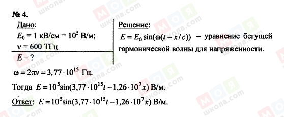 ГДЗ Фізика 11 клас сторінка 4