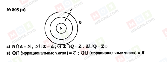 ГДЗ Алгебра 8 класс страница 805 (н)