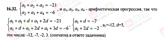 ГДЗ Алгебра 9 клас сторінка 16.32