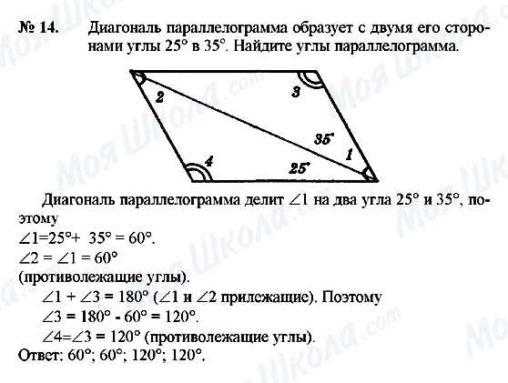 ГДЗ Геометрія 8 клас сторінка 14