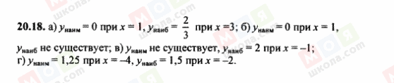 ГДЗ Алгебра 8 клас сторінка 20.18