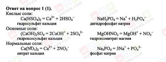 ГДЗ Хімія 8 клас сторінка 1