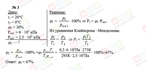 ГДЗ Фізика 10 клас сторінка 3