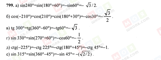 ГДЗ Алгебра 9 клас сторінка 799