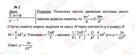 ГДЗ Фізика 10 клас сторінка 2