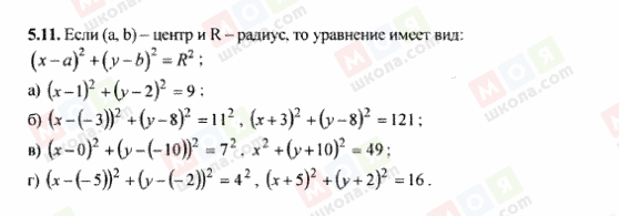 ГДЗ Алгебра 9 класс страница 5.11