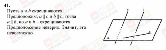 ГДЗ Геометрія 10 клас сторінка 41