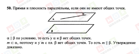 ГДЗ Геометрія 10 клас сторінка 50