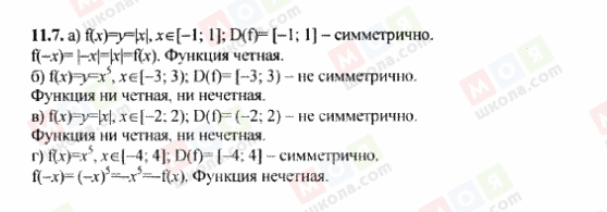 ГДЗ Алгебра 9 клас сторінка 11.7