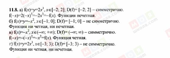 ГДЗ Алгебра 9 класс страница 11.8