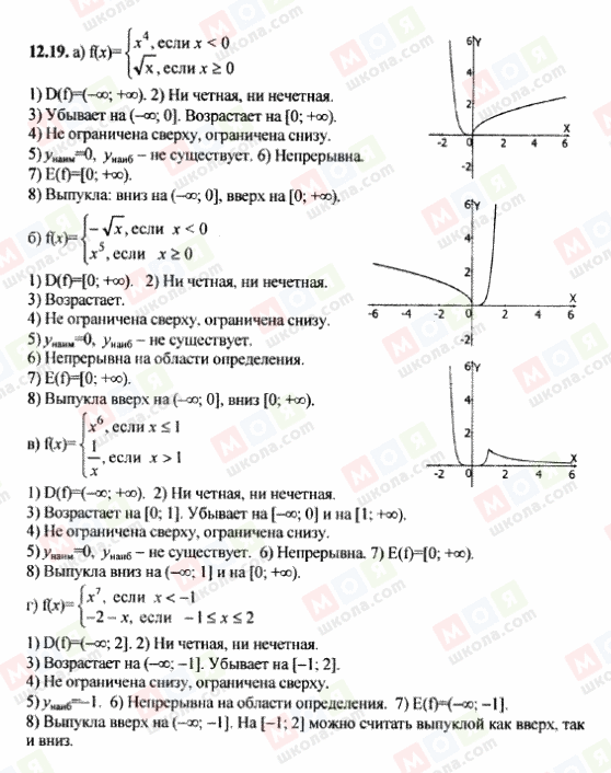 ГДЗ Алгебра 9 класс страница 12.19