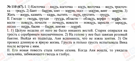 ГДЗ Російська мова 10 клас сторінка 110(67)